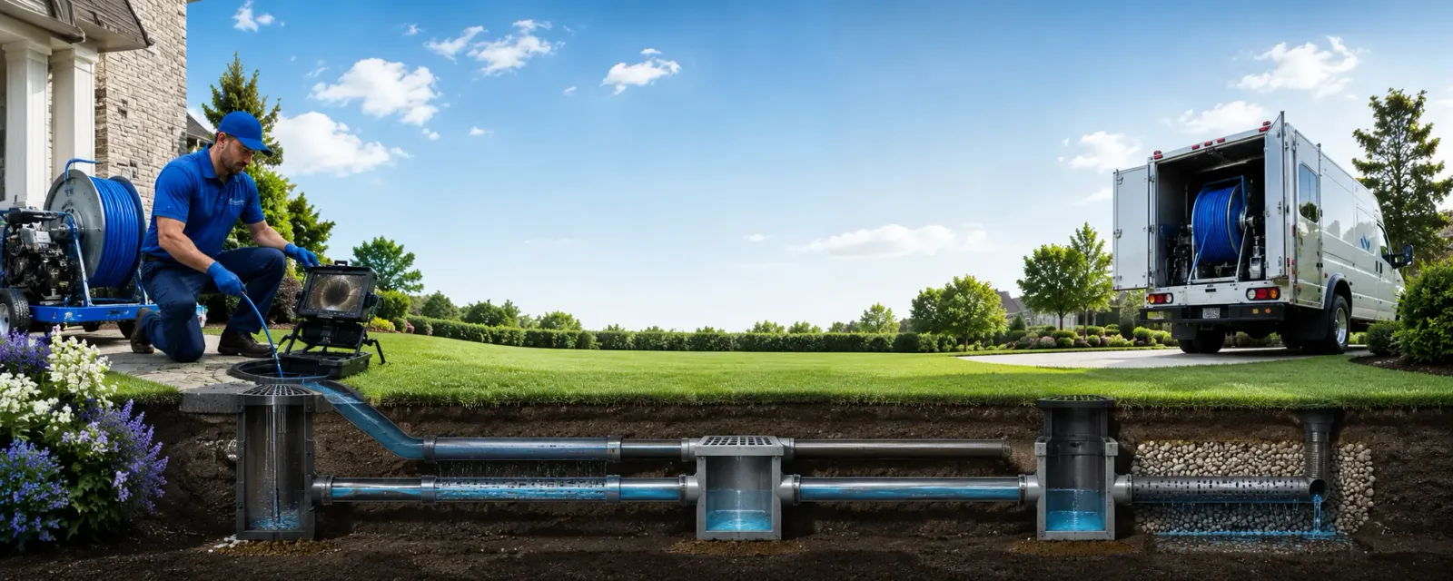 Outdoor drain cleaning information for Abell, MD